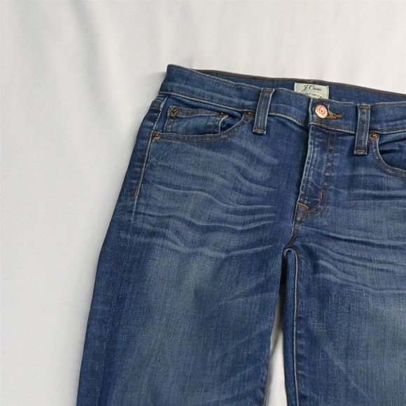 J.CREW 24 E8206 Toothpick Skinny Medium Wash Stretch Denim Jeans‎ - Picture 2 of 5